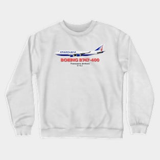 Boeing B747-400 - Transaero Airlines Crewneck Sweatshirt